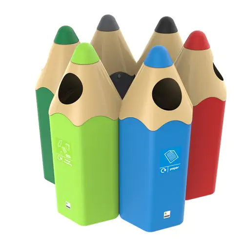 School Recycling Bins