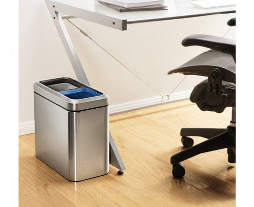 Simplehuman Slim Open Top Executive Recycling Bin 20L