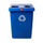 Rubbermaid two-stream recycling bin - 348L