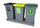 3 x 75L Fitbin Recycling Station with Tray