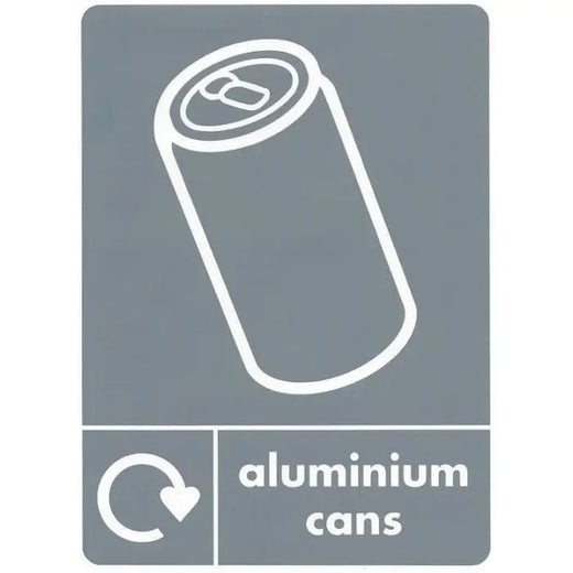 Plastic Push Lid Recycling Bin - 45 litre