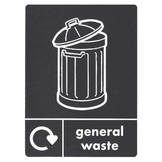 Plastic Push Lid Recycling Bin - 45 litre