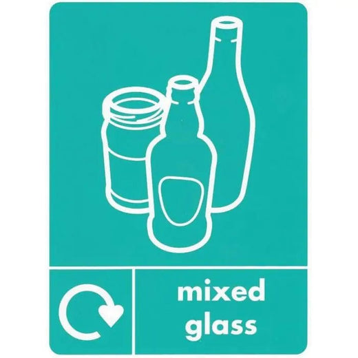 Plastic Push Lid Recycling Bin - 45 litre