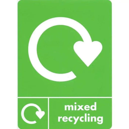 Plastic Push Lid Recycling Bin - 45 litre