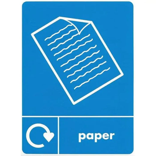 Plastic Push Lid Recycling Bin - 45 litre