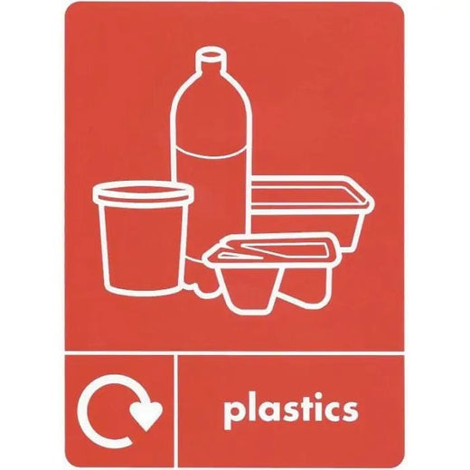 Plastic Push Lid Recycling Bin - 45 litre