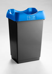 50 Litre Recycling Bin with Colour Coded Lids