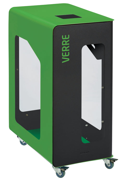 Cubatri Recycling Bins with Transparent Windows - 75L & 90L