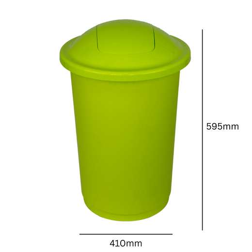 Round Push Lid 50L Recycling Bin