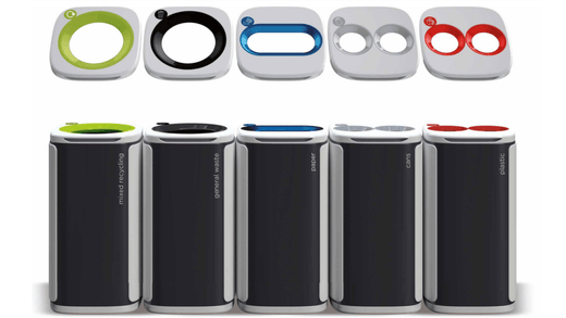 Professional Office Recycling Bin - 60 Litres