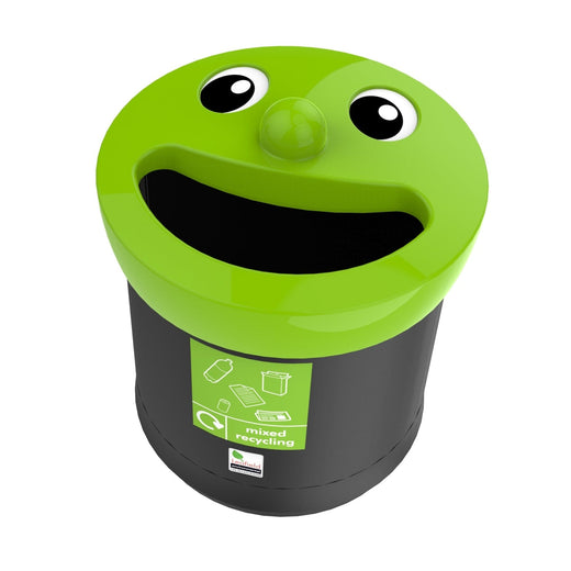 Smiley Face Recycling Bin - 3 Sizes
