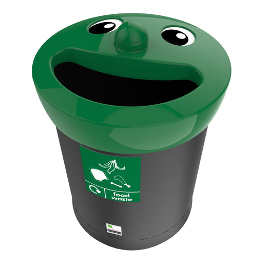 Smiley Face Recycling Bin - 3 Sizes