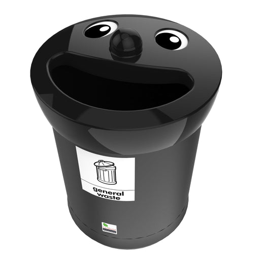 Smiley Face Recycling Bin - 3 Sizes
