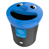 Smiley Face Recycling Bin - 3 Sizes