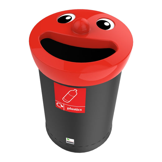 Smiley Face Recycling Bin - 3 Sizes