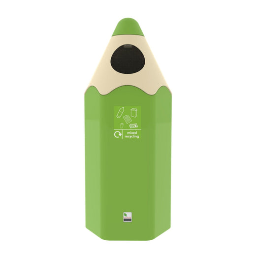 Coloured Pencil Recycling Bin - 70 Litres
