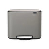 Brabantia Bo 2 Compartment Pedal Bin - Available in 3 Colours