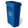 Slim Jim Waste Container with Venting Channels - 87 Litres