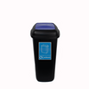 Large 90 Litre Push Flap Recycling Bin - 90 Litre