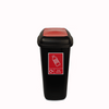 Large 90 Litre Push Flap Recycling Bin - 90 Litre