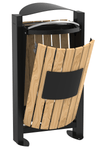 Arkea Outdoor Duo Waste Bin 120L