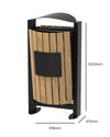 Arkea Outdoor Duo Waste Bin 120L
