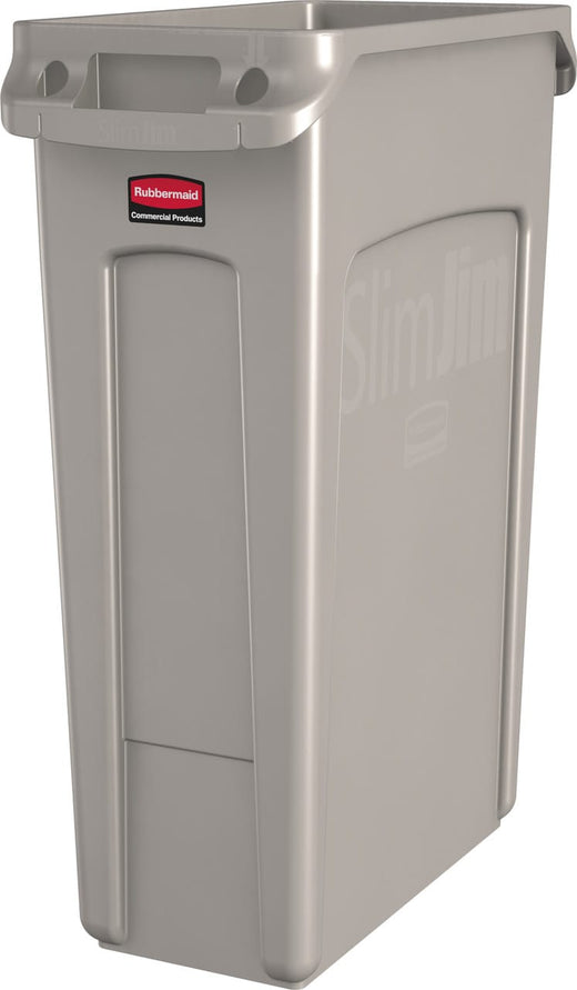 Slim Jim Waste Container with Venting Channels - 87 Litres