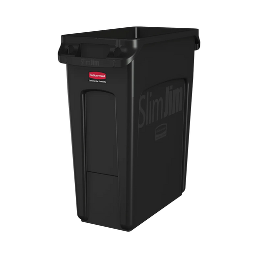 Slim Jim Waste Container with Venting Channels 60.5 Litres