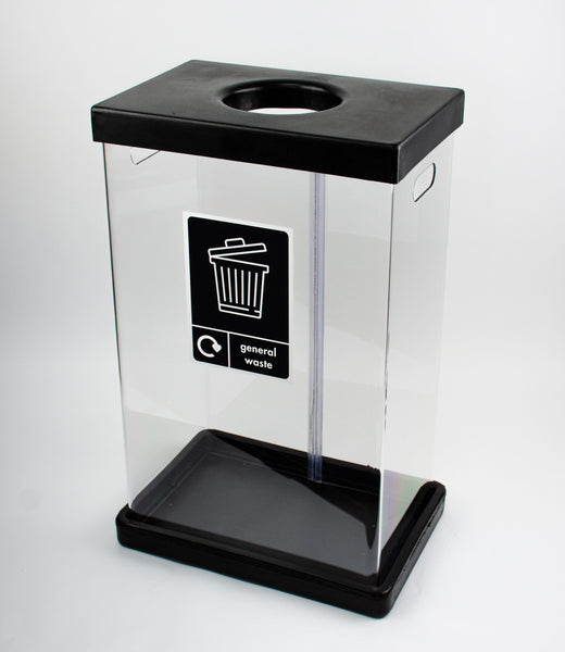 Clear Recycling Bins with Graphics - 60 & 80 Litre Available