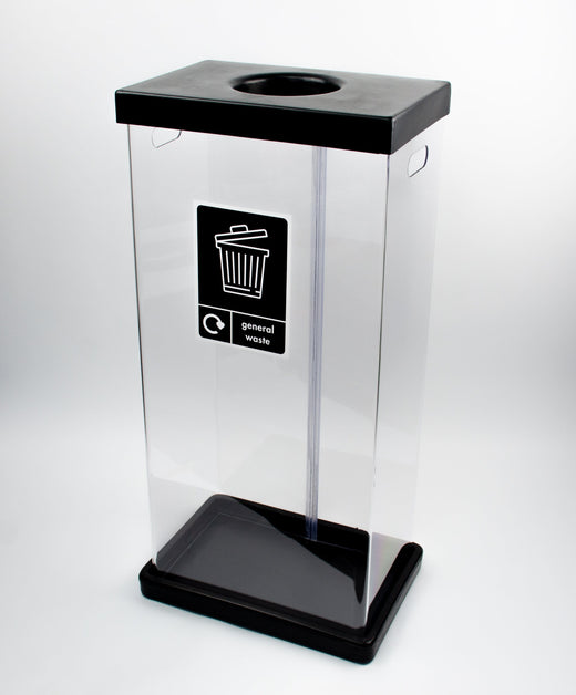 Clear Recycling Bins with Graphics - 60 & 80 Litre Available
