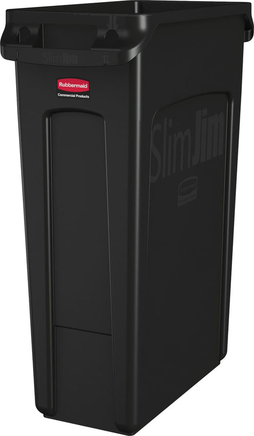Slim Jim Waste Container with Venting Channels - 87 Litres