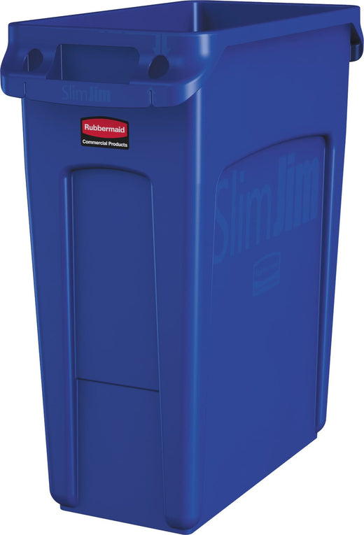 Slim Jim Waste Container with Venting Channels 60.5 Litres