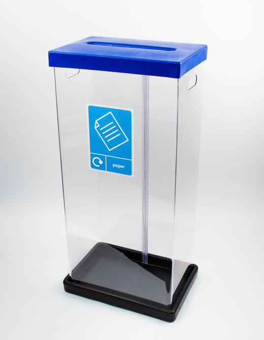Clear Recycling Bins with Graphics - 60 & 80 Litre Available
