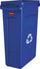 Slim Jim Waste Container with Venting Channels - 87 Litres