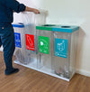 Quadruple Box Cycle Indoor Recycling Bin - 240 & 320 Litre Available