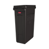 Slim Jim Waste Container with Venting Channels - 87 Litres