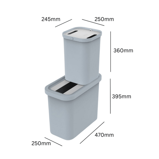 Joseph Joseph Collector and Caddy Set - 46 Litre