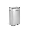 Simple human rectangular touch bar bin - 30L