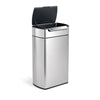 Simple human rectangular touch bar bin - 30L