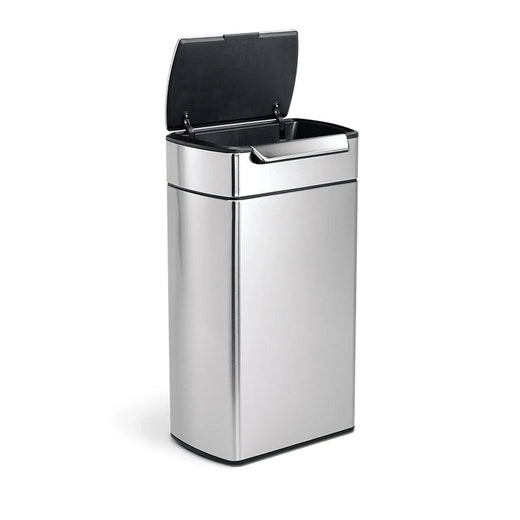 Simple human rectangular touch bar bin - 30L