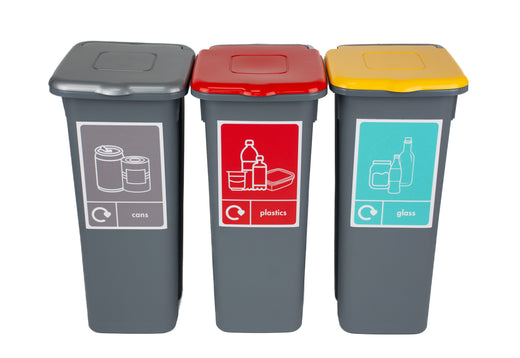 Freestanding Recycling Bins with Lift up Lid - Available in 3 Size