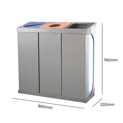 C-Bin Triple Recycling Bin - 180 & 240 Litre Available