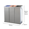 C-Bin Triple Recycling Bin - 180 & 240 Litre Available