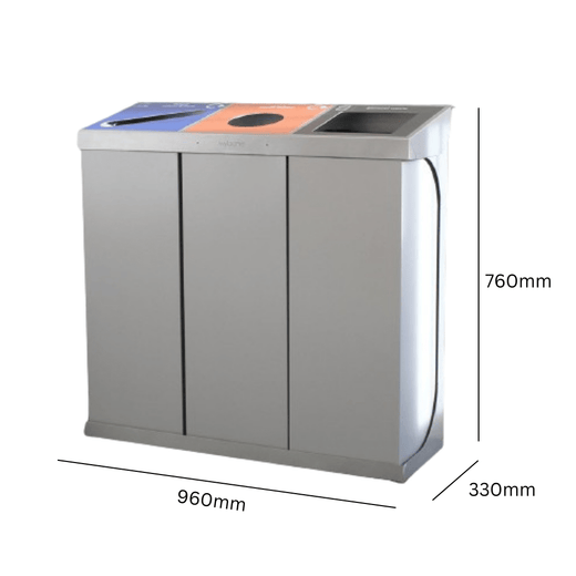 C-Bin Triple Recycling Bin - 180 & 240 Litre Available