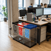 Triple Clear Recycling Station - 2 Sizes Available