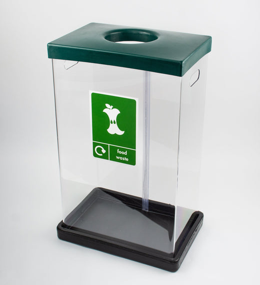 Clear Recycling Bins with Graphics - 60 & 80 Litre Available