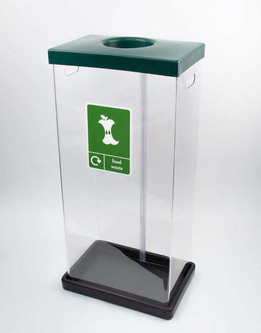 Clear Recycling Bins with Graphics - 60 & 80 Litre Available