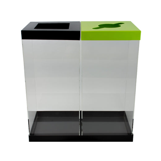 Duo Clear Indoor Recycling Bins - Available in 2 Sizes
