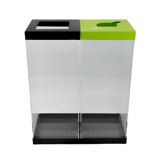 Duo Clear Indoor Recycling Bins - Available in 2 Sizes