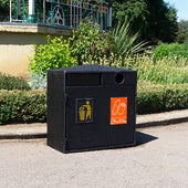 Outdoor Rust Free Recycling Bin - 224 Litre